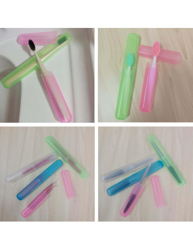 Funda de Cepillo de Dientes Medsuo 4 Piezas Viaje