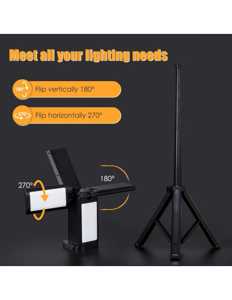 Luz de Trabajo LED Recargable Tomshine 14000mAh 6000LM IPX5 Luz de Trabajo LED Recargable Tomshine 14000mAh 6000LM IPX5