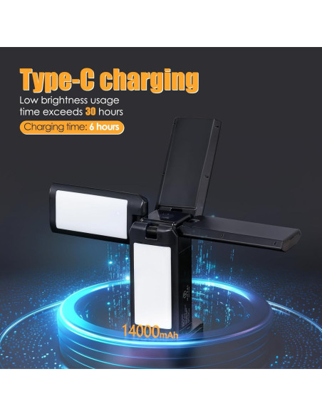 Luz de Trabajo LED Recargable Tomshine 14000mAh 6000LM IPX5 Luz de Trabajo LED Recargable Tomshine 14000mAh 6000LM IPX5
