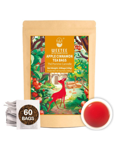 Té de Hierbas Manzana y Canela WT WEETEE 60 Cuentos Sin Cafeína