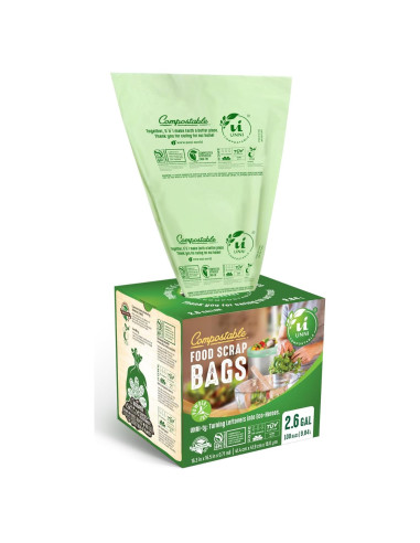 Bolsas Compostables UNNI 2.6 Galones 100 Unidades Extra Gruesas