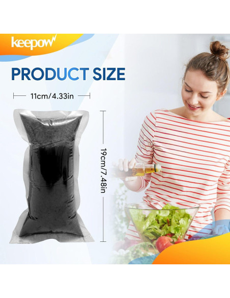 Recargas de Carbón Activado KEEPOW para Compostador Lomi - 4 Pcs Recargas de Carbón Activado KEEPOW para Compostador Lomi - 4 Pcs
