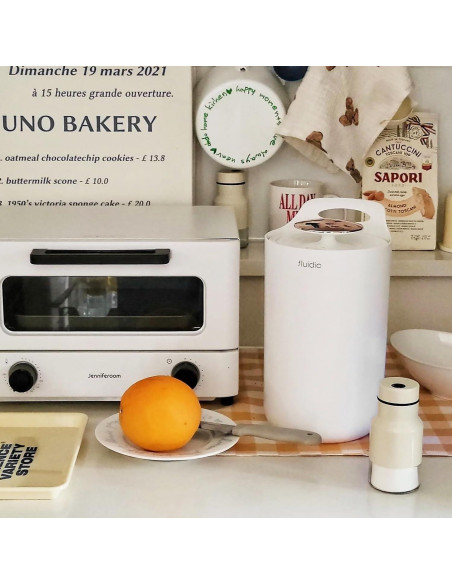 Cubo de Compostaje Carrotez 3L Blanco con Sello al Vacío Cubo de Compostaje Carrotez 3L Blanco con Sello al Vacío