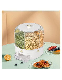 Dispensador de Arroz Rotativo EcoTypee 6 Compartimentos 8 kg