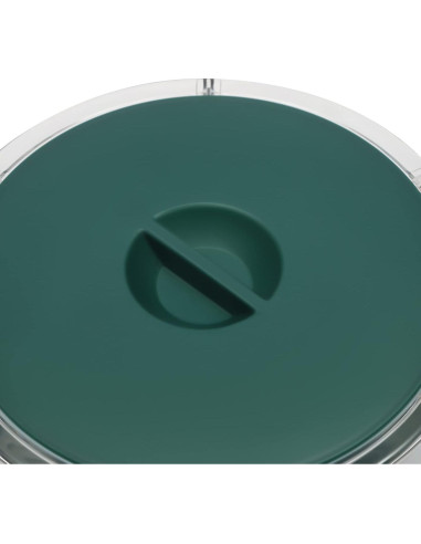 Dispensador de Arroz 6 Compartimentos 14L Verde Rotativo