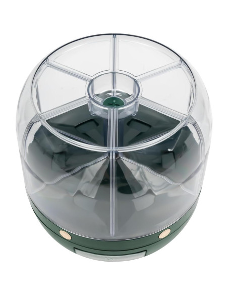 Dispensador de Granos TTOUOI 6 Compartimentos 5.91 kg Verde Dispensador de Granos TTOUOI 6 Compartimentos 5.91 kg Verde