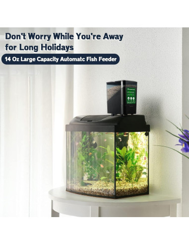 Alimentador Automático de Peces B Rush 414 ml con Temporizador