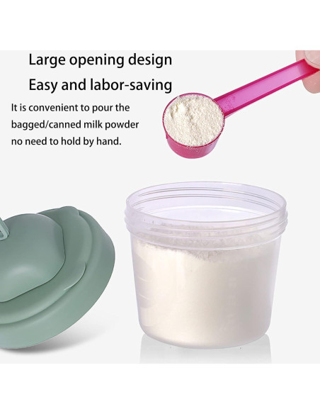 Dispensador de Fórmula para Bebés 4 Capas Libre de BPA Dispensador de Fórmula para Bebés 4 Capas Libre de BPA