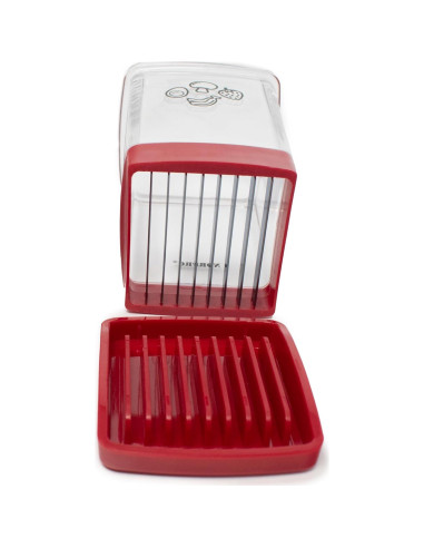 Cortador Rápido Norpro 8 Cuchillas Acero Inoxidable Rojo