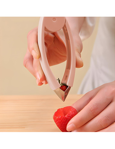 Juego Cortador y Desinfectador de Fresas EQUNROY 209g