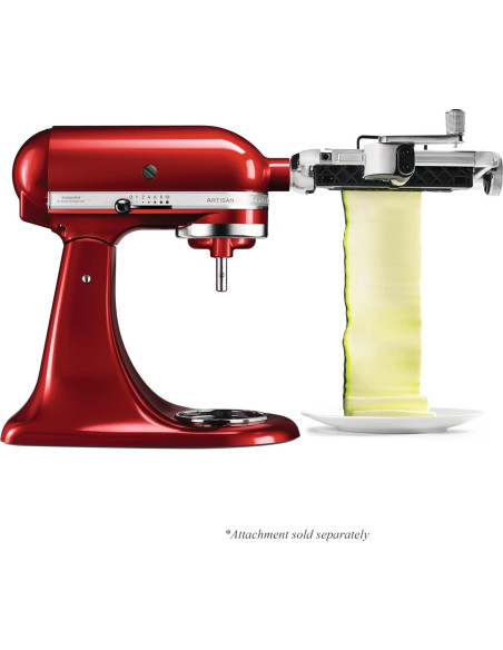 Cortador de Hojas de Verduras KitchenAid KSMSCA, Acero Inoxidable Cortador de Hojas de Verduras KitchenAid KSMSCA, Acero Inoxidable