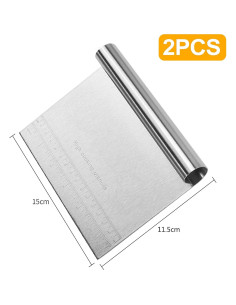 Cortador Raspador Cuchillo Acero Inoxidable CoguZed 15cm 2