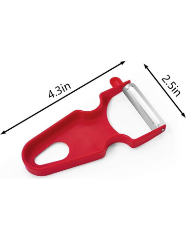 Juego de Peladores Multifuncionales LHS - 3 Piezas Acero Inoxidable