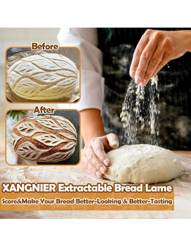 Cortador de Masa de Pan XANGNIER con 5 Cuchillas Reemplazables