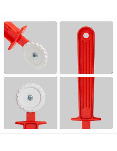 Rueda Cortadora de Pasta OFXDD - 6 Pcs - Mango Ergonómico