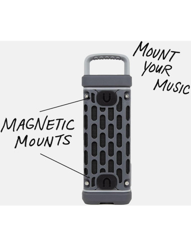 Altavoz Bluetooth Turtlebox Ranger Gris 105dB Impermeable