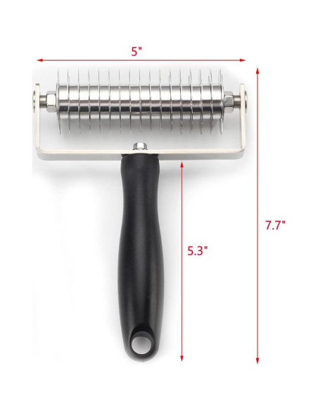 Rodillo Cortador de Rejilla VINMEN de Acero Inoxidable 19.5 cm Rodillo Cortador de Rejilla VINMEN de Acero Inoxidable 19.5 cm