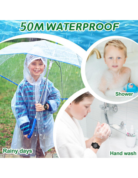 Reloj Digital Impermeable SOCICO para Niños 5ATM con Luces Reloj Digital Impermeable SOCICO para Niños 5ATM con Luces