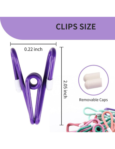 30 Pinzas para Papas Fritas H MI PVC Reutilizables 5 cm 30 Pinzas para Papas Fritas H MI PVC Reutilizables 5 cm