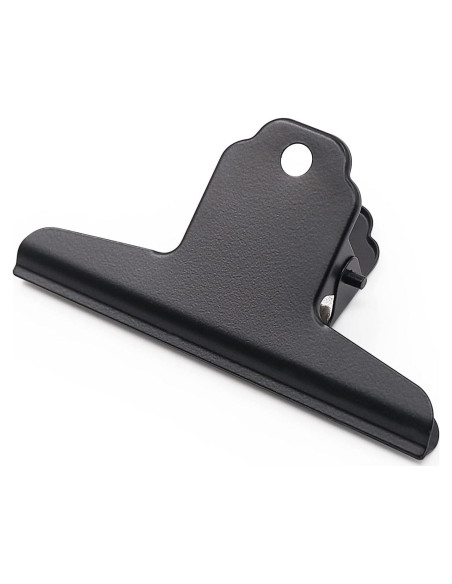 Clips de Metal Bulldog Coideal Negros 10 Pcs 10 cm Grandes Clips de Metal Bulldog Coideal Negros 10 Pcs 10 cm Grandes