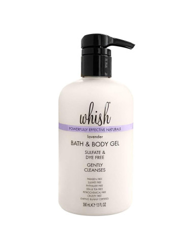 Gel de Baño Whish Beauty 384 ml - Hidratante Lavanda Piel Sensible