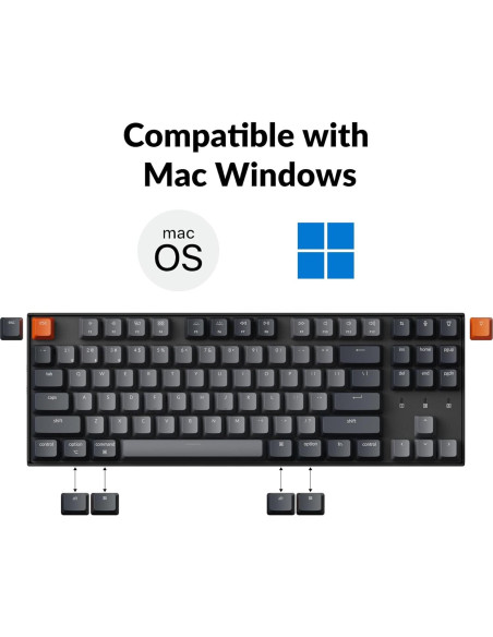 Teclado Mecánico Inalámbrico Keychron K8 Tenkeyless Bluetooth Teclado Mecánico Inalámbrico Keychron K8 Tenkeyless Bluetooth