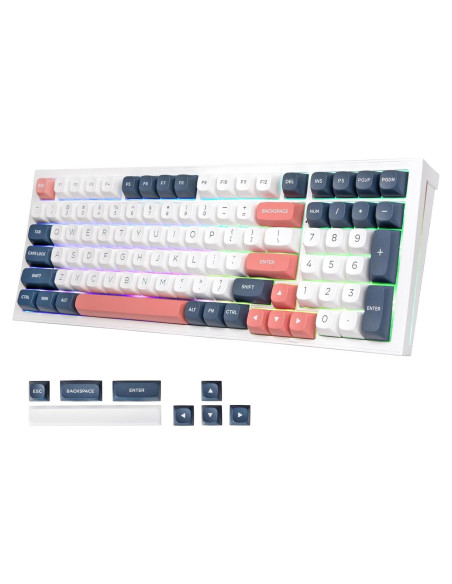Teclado Mecánico Inalámbrico Redragon K723 RGB 99 Teclas Teclado Mecánico Inalámbrico Redragon K723 RGB 99 Teclas