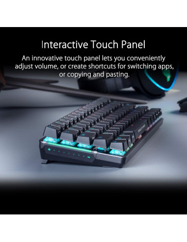 Teclado Mecánico Inalámbrico ASUS ROG Falchion NX RGB 65%