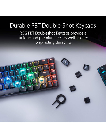Teclado Mecánico Inalámbrico ASUS ROG Falchion NX RGB 65% Teclado Mecánico Inalámbrico ASUS ROG Falchion NX RGB 65%