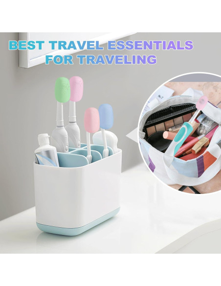 Paquete de 6 Cubiertas de Silicona MOTAPS para Cepillos de Dientes Paquete de 6 Cubiertas de Silicona MOTAPS para Cepillos de Dientes