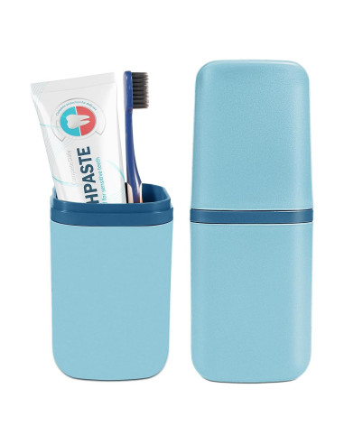 Estuche de Cepillo de Dientes Portátil COMNICO Azul