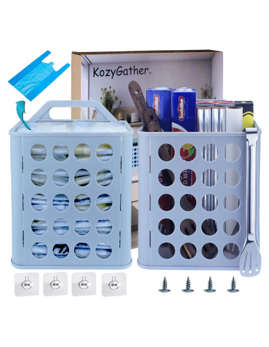 Soporte para bolsas de plástico NING BO - Organizador de cocina y ropa