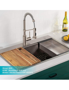 Colador de Acero Inoxidable KRAUS CS-6 para Fregadero 2