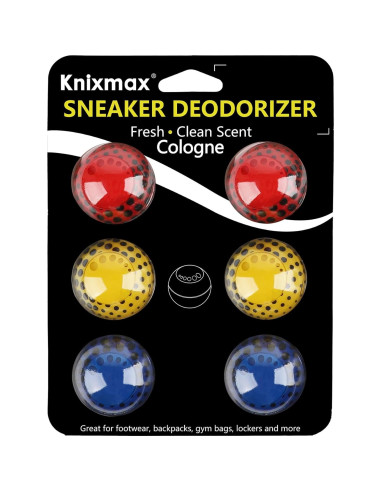 Bolas Desodorantes Knixmax para Zapatillas 6 Paquetes