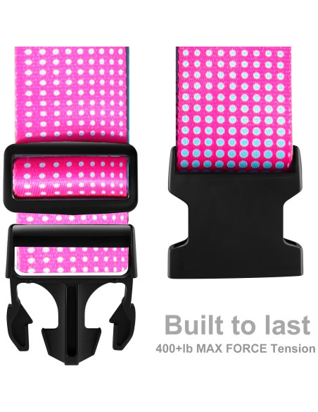 Correas de Equipaje XiOiOiX Ajustables 203 cm Nylon Punto Gradiente Correas de Equipaje XiOiOiX Ajustables 203 cm Nylon Punto Gradiente