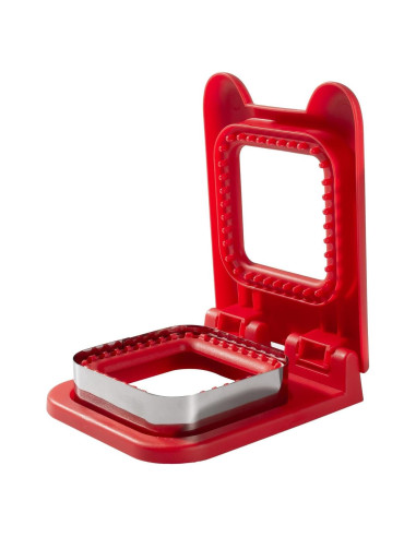 Cortador y Sellador de Sándwich CHICHAUS Rojo 14.7x11.9 cm