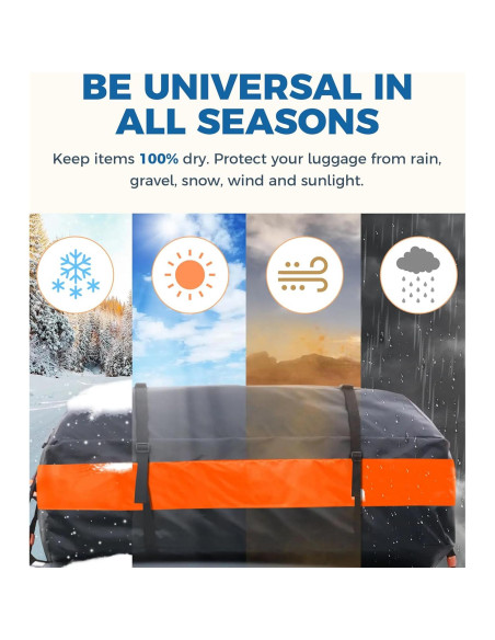 Portaequipajes de Techo UBOG 15 Pies Cúbicos Impermeable Portaequipajes de Techo UBOG 15 Pies Cúbicos Impermeable