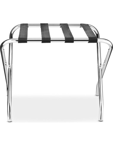 Soporte para Equipaje Plegable Whitmor Cromado 110 lbs