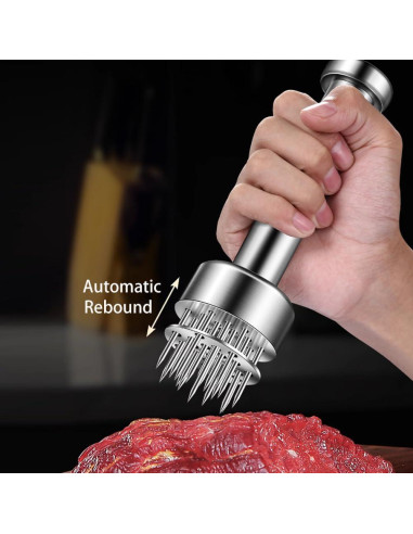 Ablandador de Carne Kloahmo Acero Inoxidable 21 Agujas