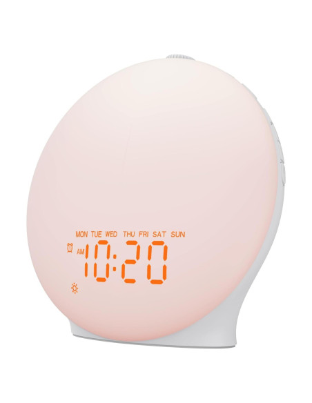 Reloj Despertador JALL K6 con Sonido Blanco y Luz Amanecer Reloj Despertador JALL K6 con Sonido Blanco y Luz Amanecer