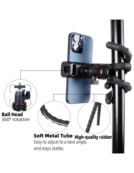 Mini Trípode FPN para Teléfono Celular 3 en 1 con Control Remoto Mini Trípode FPN para Teléfono Celular 3 en 1 con Control Remoto