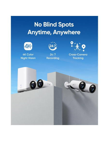 Kit de 2 Cámaras de Seguridad eufyCam E330 4K Wi-Fi Kit de 2 Cámaras de Seguridad eufyCam E330 4K Wi-Fi