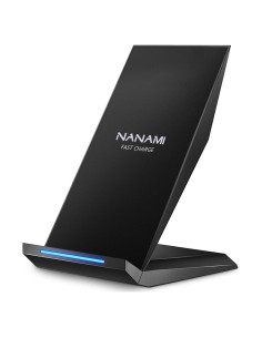 Cargador Inalámbrico Rápido NANAMI 15W Qi Soporte Negro