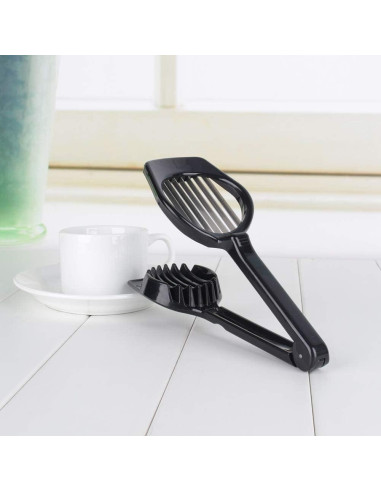 Cortador de Huevos Multifuncional MOUMOUTEN Acero Inoxidable
