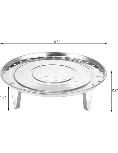 Cesta de Vapor Acero Inoxidable Cheeren 21.5 cm Plata