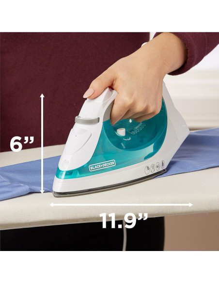 Plancha de Vapor BLACK+DECKER IR05X 0.88 kg Verde Azulado Plancha de Vapor BLACK+DECKER IR05X 0.88 kg Verde Azulado