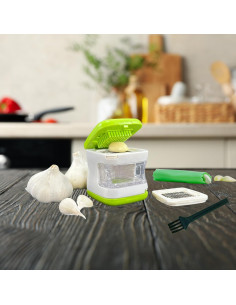 Mini Prensa de Ajo NextG Ideaz con Cuchillas de Acero Inoxidable 2