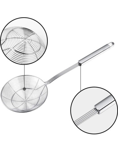 Colador Araña Skimmer Swify Acero Inoxidable 14 cm