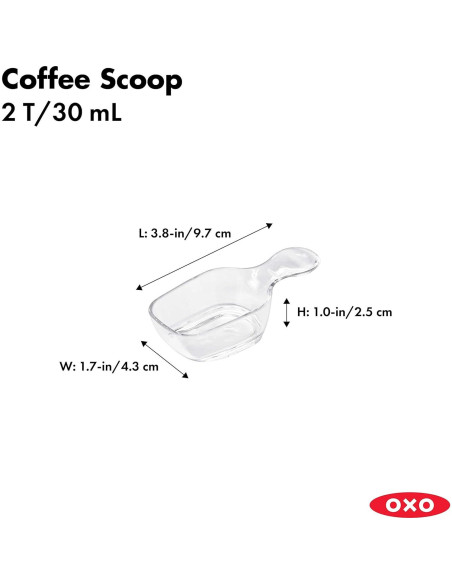Cuchara para café OXO Good Grips 30 mL apta lavavajillas Cuchara para café OXO Good Grips 30 mL apta lavavajillas