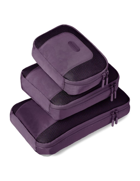 Set de 3 Cubos de Empaque Travelon Mora - Organizador de Viaje Set de 3 Cubos de Empaque Travelon Mora - Organizador de Viaje